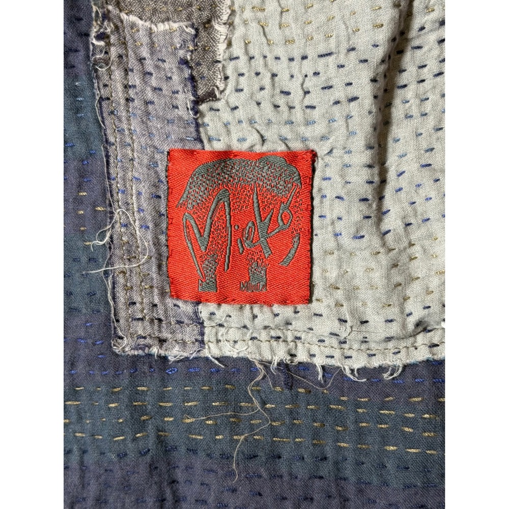 Mieko Mintz Reversible Kantha Patchwork Lantern P… - image 7